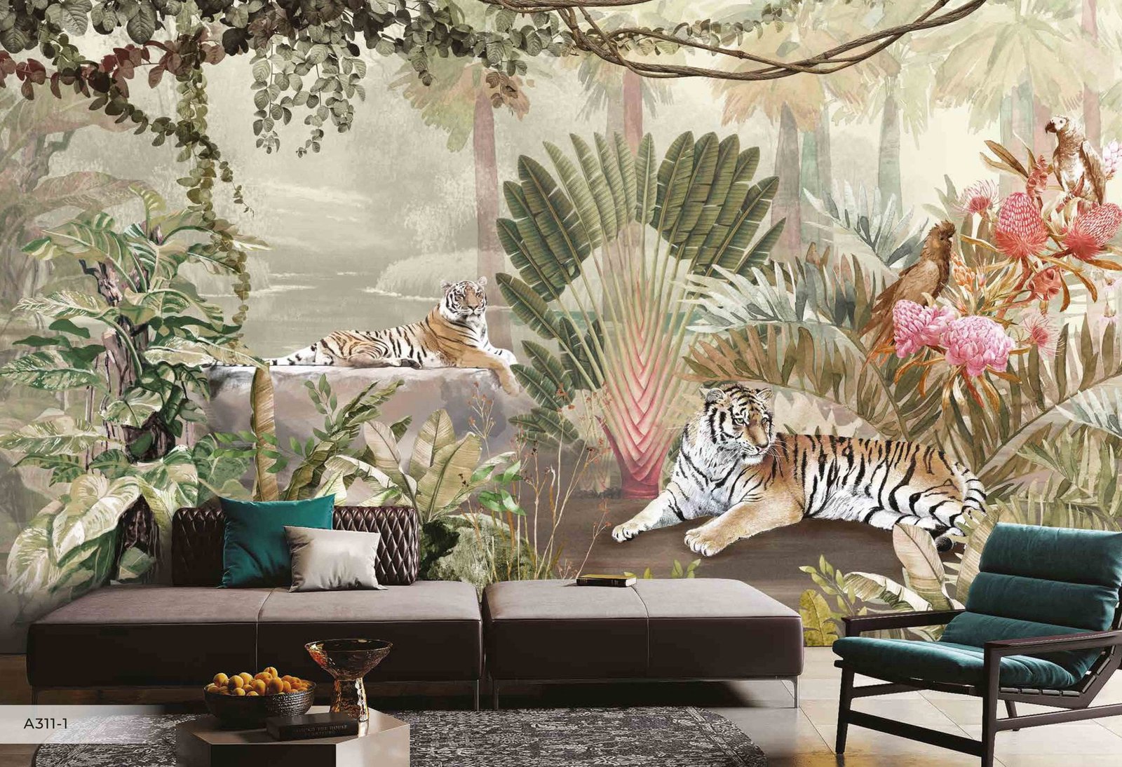 Amazon Mural with Original Design Wallpaper Code A311